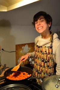 Cooking my first Christmas feast. Yup I smile like that most of the time