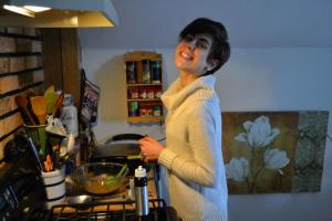 Baking + smiling = winning combo!