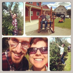 Apple picking fun!