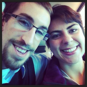 On the train Saturday on our way to Chicago! 