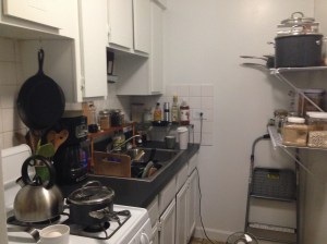 Tiny kitchen, but I make it work! 