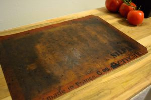 My (slightly dirty) Silpat. Told you I use it every day! 