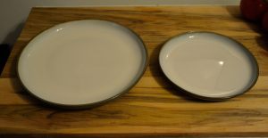 Too big of a plate = too big portions. Try a smaller plate! 