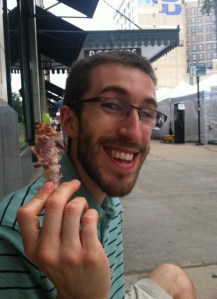 Windy City Rib Fest.  He was a happy boy