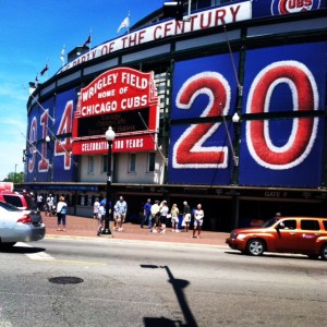 I literally live down the street from Wrigley. It is AWESOME. GO CUBBIES!