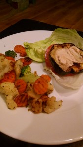 An entire meal of yummy vegetables