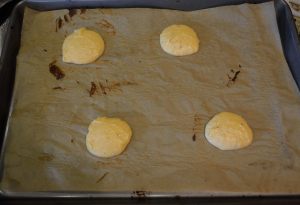 Scoop out about 1 tbsp of batter. Soft Shell Tacos