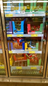frozen foods at Aldi 