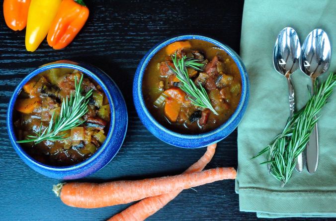 Roasted Pepper Tomato Vegetable Soup | Life Healthfully Lived