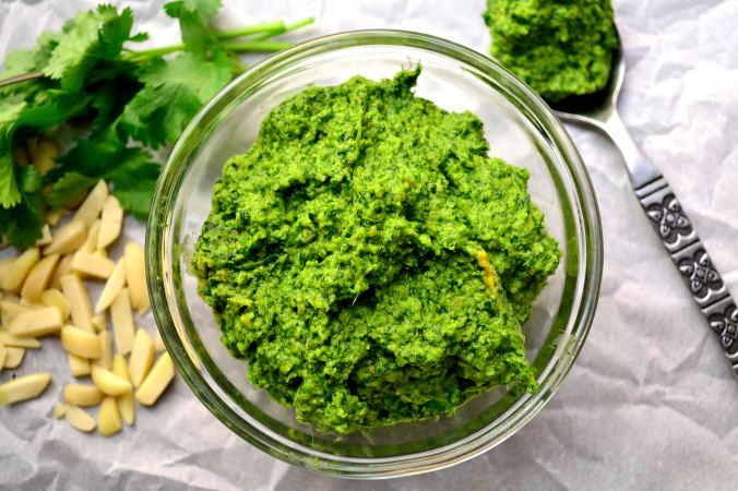 Oil-Free Cilantro Lime Pesto | Life Healthfully Lived
