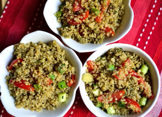Pesto Quinoa Salad | Life Healthfully Lived