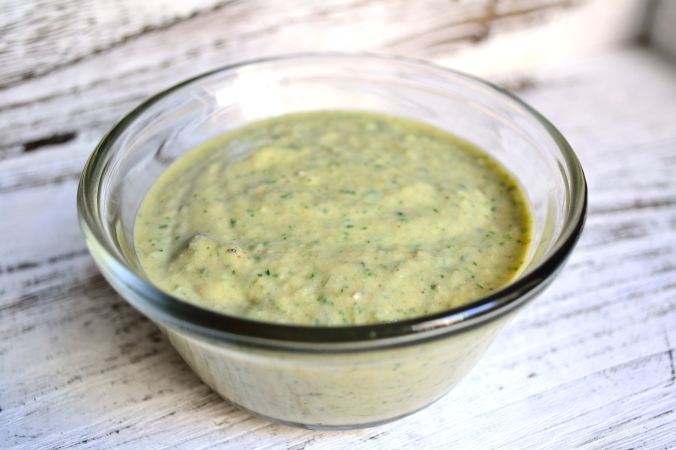 Basil Hummus Dressing | Life Healthfully Lived