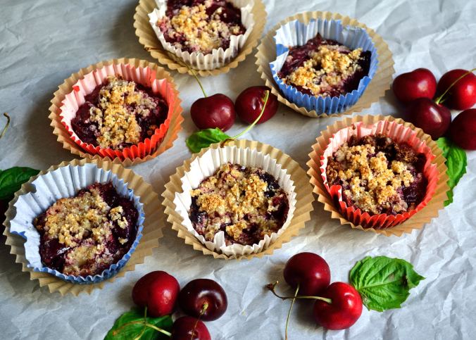 Individual Cherry Basil Cobbler | Life Healthfully Lived