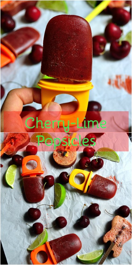 Cherry-Lime Popsicles | Life Healthfully Lived