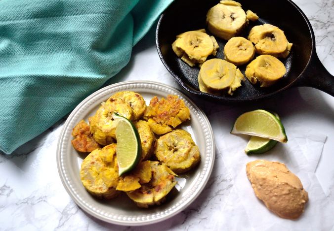 Tostones with Smoky Chipotle Cream | Life Healthfully Lived 