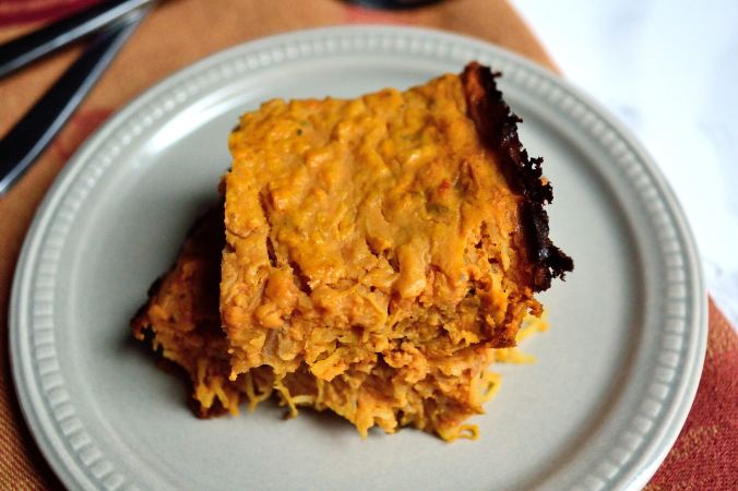 Creamy Pumpkin Casserole | Life Healthfully Lived 