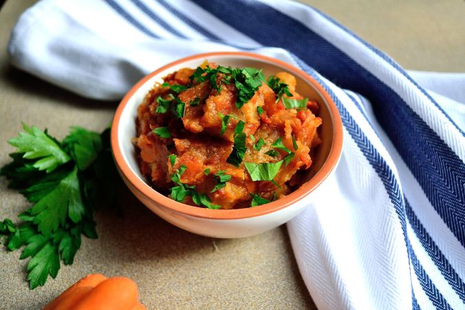 Slow Cooker Fall Vegetable Cassoulet | Life Healthfully Lived 
