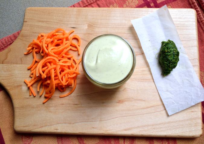 Creamy Pesto Sweet Potato Noodles | Life Healthfully Lived
