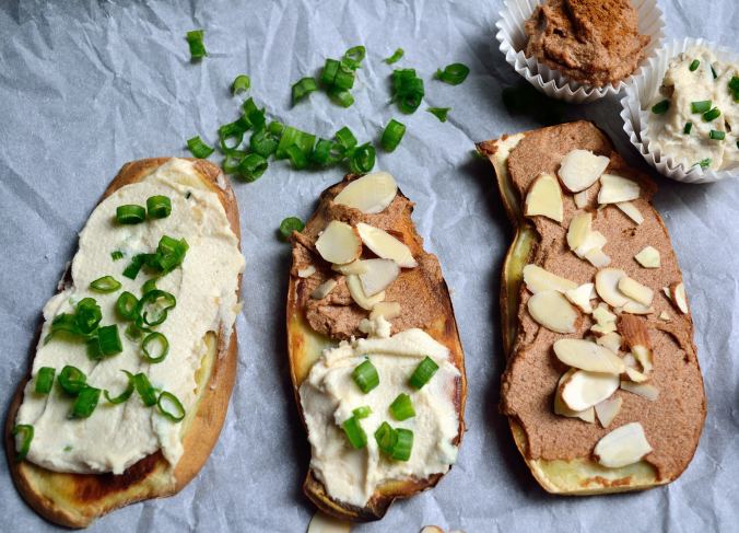 Sweet Potato Toast & Cashew Cream Cheese Two Ways | Life Healthfully Lived