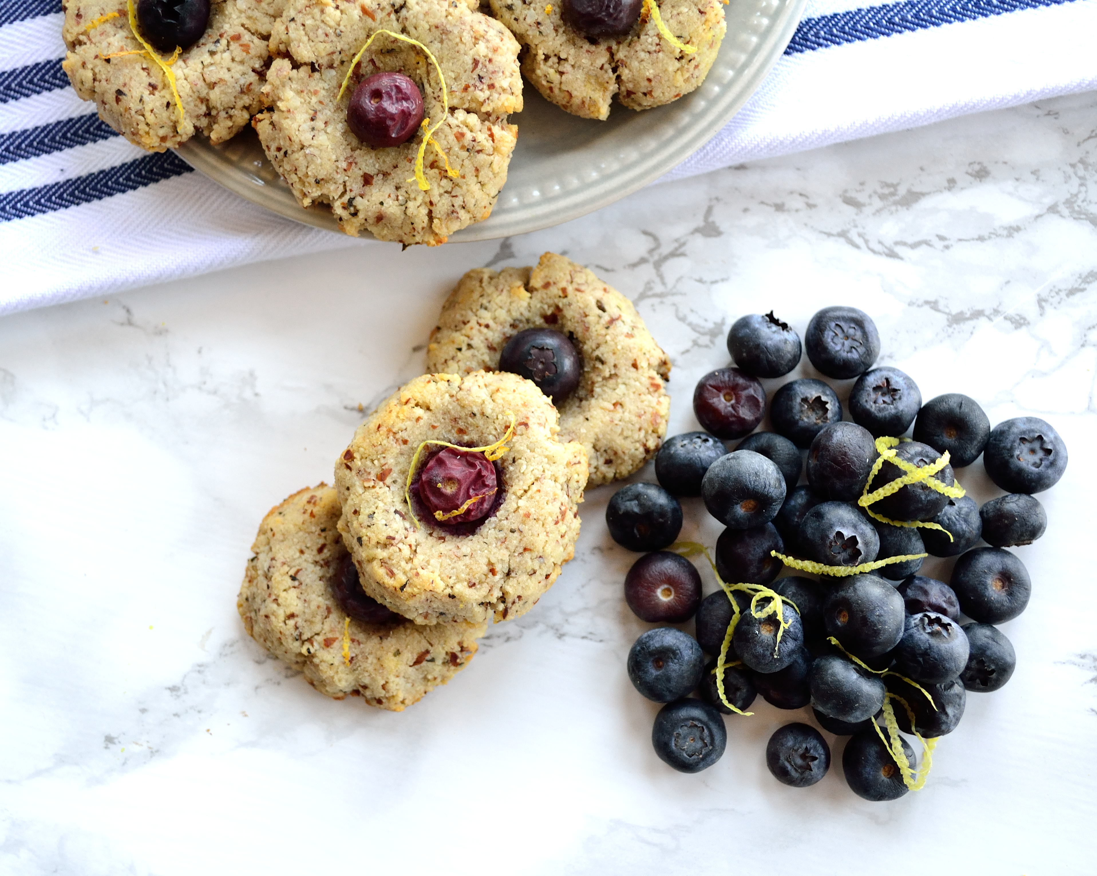 Blueberry & Lemon Tea Cookies | Life Healthfully Lived