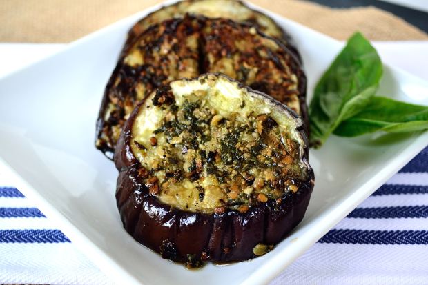 Pesto Eggplant Burgers | Life Healthfully Lived