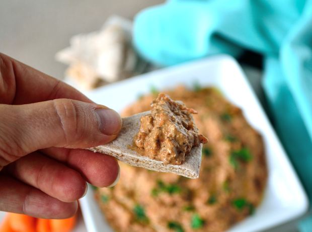 Muhammara with Za'atar Pita Chips | Life Healthfully Lived