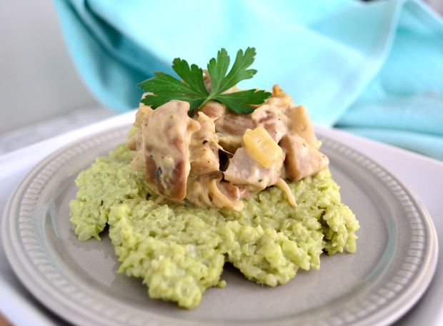 Alfredo Mushrooms & Jackfruit | Life Healthfully Lived