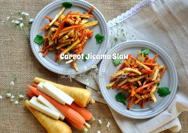 Carrot Jicama Slaw | Life Healthfully Lived