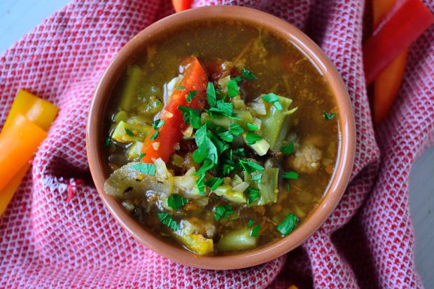 Spanish Olive & Tomato Soup | Life Healthfully Lived