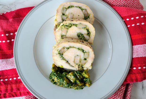 Pesto Chicken Roulade | Life Healthfully Lived